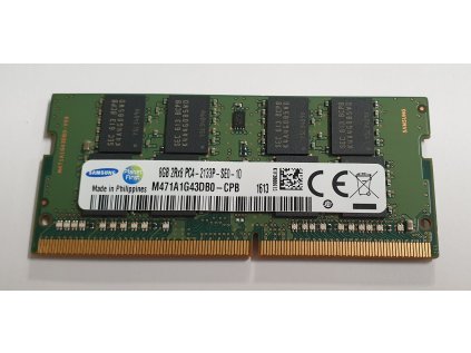 Paměť RAM 1 do NB Samsung M471A1G43DB0-CPB 8GB 2133MHz PC4 DDR4