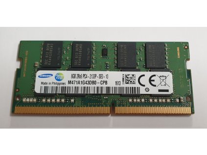 Paměť RAM 2 do NB Samsung M471A1G43DB0-CPB 8GB 2133MHz PC4 DDR4