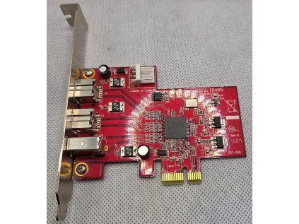 Řadič portu Ieee 1394 Card Ableconn PEX-FW107 3-Port PCIe