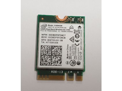 Wifi modul + Bluetooth 3165NGW z HP ProBook 450 G3