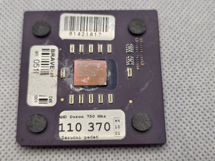 Historický procesor AMD Duron 750 - D750AUT1B