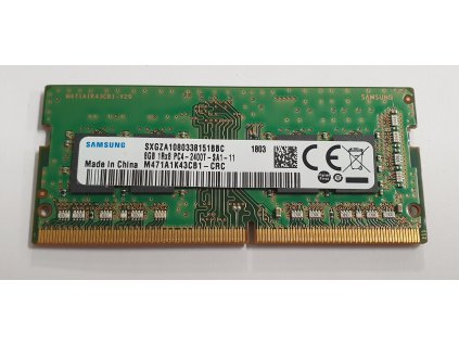 Paměť RAM do NB Samsung M471A1K43CB1-CRC 8GB 2400MHz DDR4 PC4