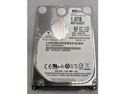 HDD do NTB WD AV-25 1TB, WD10JUCT