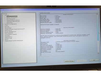 Základní deska LA-J261P s i5-10310U z Dell Latitude 7310