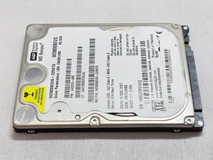 HDD do NB WD Scorpio 80 GB SATA WD800BEVS SATA