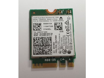 Wifi modul + Bluetooth 7265NGW / 00JT464 z Lenovo ThinkPad T450
