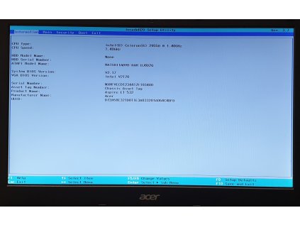 Základní deska LA-9532P s Celeron 2955U z Acer Aspire E1-532