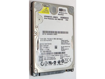 HDD do NB WDC WD800BEVS-00RST0, 80GB, SATA/150, 2,5"