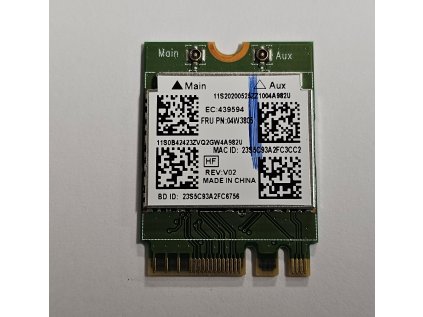 Wifi modul + Bluetooth RTL8192EENF 04W3805 z Lenovo ThinkPad Yoga 11e