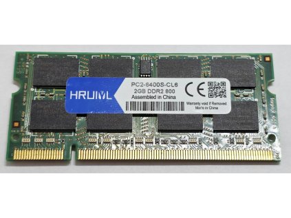 Paměť RAM do NB DDR2 800 Mhz CL6 HRUIML