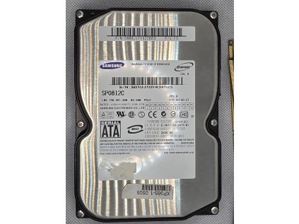 HDD do PC Samsung SP0812C - 80GB 7.2K RPM 8MB Cache SATA SpinPoint P80