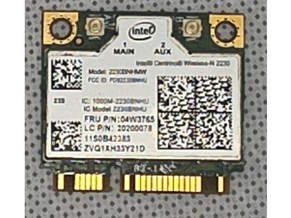 Wifi modul + Bluetooth Intel Centrino Wireless-N 2230 04W3765 Lenovo