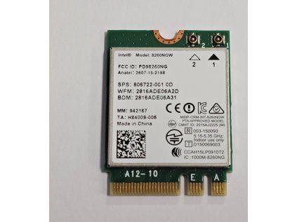 Wifi modul + Bluetooth 8260NGW z Fujitsu Lifebook E756
