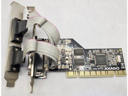 PCI řadič Axagon PCIA-SP – 2x COM (RS232) + LPT port