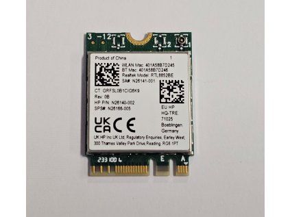 Wifi modul + Bluetooth 5.2 RTL8852BE z HP 250 G10