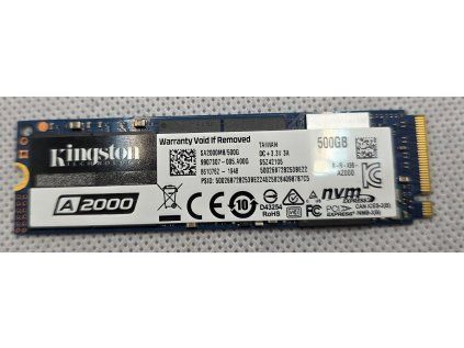 SSD Disk Nvme - Kingston SSD A2000 500GB - SA2000M8/500G