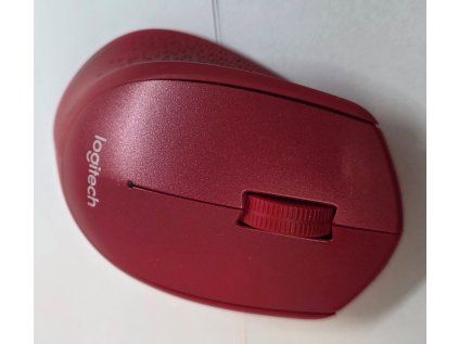 Logitech M275 Wireless Mouse Red + USB přijímač