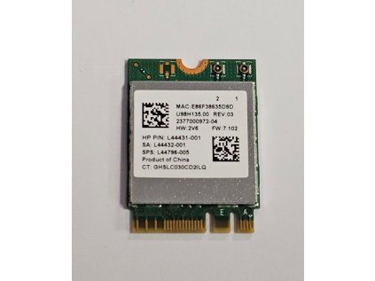 Wifi modul + Bluetooth 5.0 RTL8822CE z HP Pavilion Gaming 15-ec0005nc
