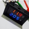 Ampérmetr / voltmetr panelový 10A 100V DC DSN-VC288