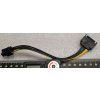 SATA na 6pin PCIE adaptér, 18cm