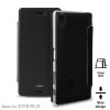 Puro flipové pouzdro pro Sony Xperia X s přihrádkou na kartu, černá