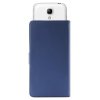 Pouzdro Puro flipové s nastavitelnými konzolami a přihrádkou na karty 4,7'' L modré