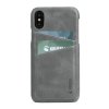 Krusell zadní kryt SUNNE 2 Card pro Apple iPhone X, šedá
