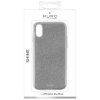 Pouzdro Puro "SHINE" iPhone Xs Max 6.5" stříbrné
