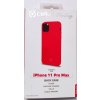 Celly silikonový zadní kryt Feeling pro iPhone 11 Pro Max, červená