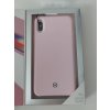 Celly silikonový zadní kryt Feeling pro iPhone XS / X, růžová