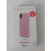 Celly silikonový zadní kryt Feeling pro iPhone XS / X, růžová