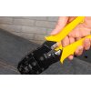 Kleště krimpovací 4/6/8P RJ45/RJ14/RJ12/RJ9 DELI TOOLS EDL2468 (ŽLUTÝ)