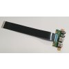 USB + audio board CP692765-Z4 z Fujitsu Lifebook E756
