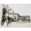PCI řadič Axagon PCIA-SP – 2x COM (RS232) + LPT port