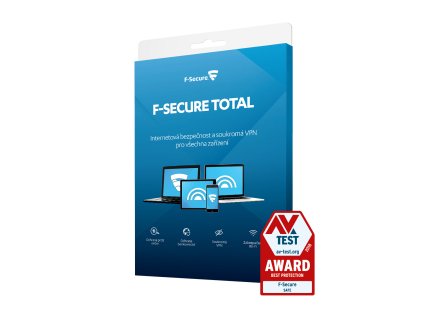 F-Secure Total (Počet let a PC 1 ROK / 3 PC)
