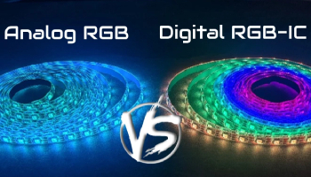 Analógový RGB vs. digitálny RGB-IC LED pásik