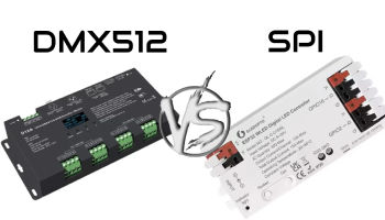DMX512 vs. SPI riadiace jednotky