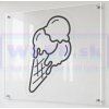ICE CREAM Smart neónové logo
