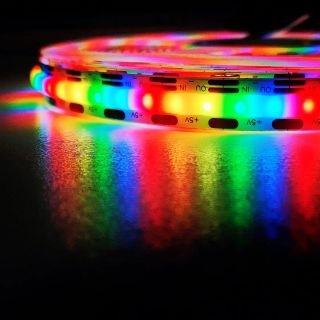 #adressableled #rgbic #cob #ws2812b Digitálny LED pásik WS2812B COB 5V s hustotou až 160led/m ✨ 800 samostatne ovládaných...