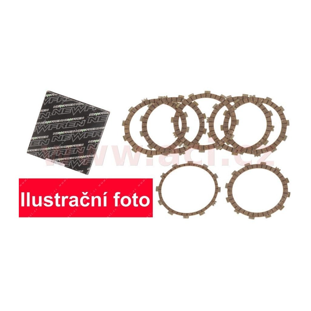 sada spojkových lamel (STANDARD směs) NEWFREN (5 ks)