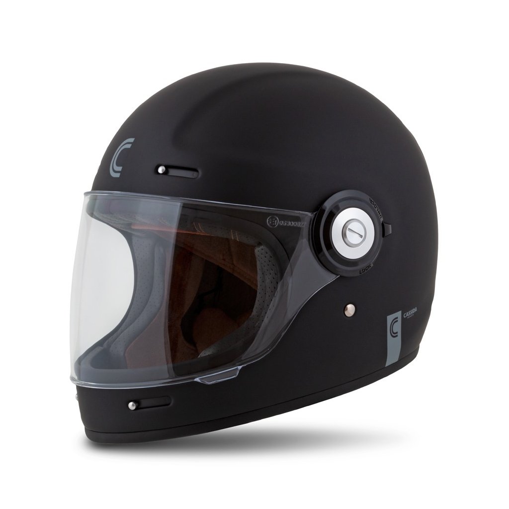 přilba Fibre Solid, CASSIDA (černá matná) (Velikost S (55 až 56 cm))