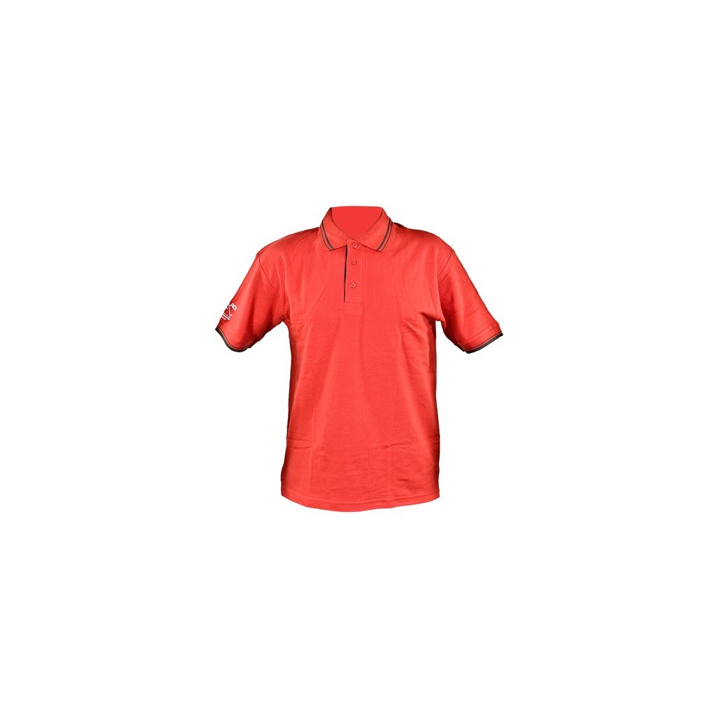 Triko ACI červené s límcem 220 g (Velikost M)