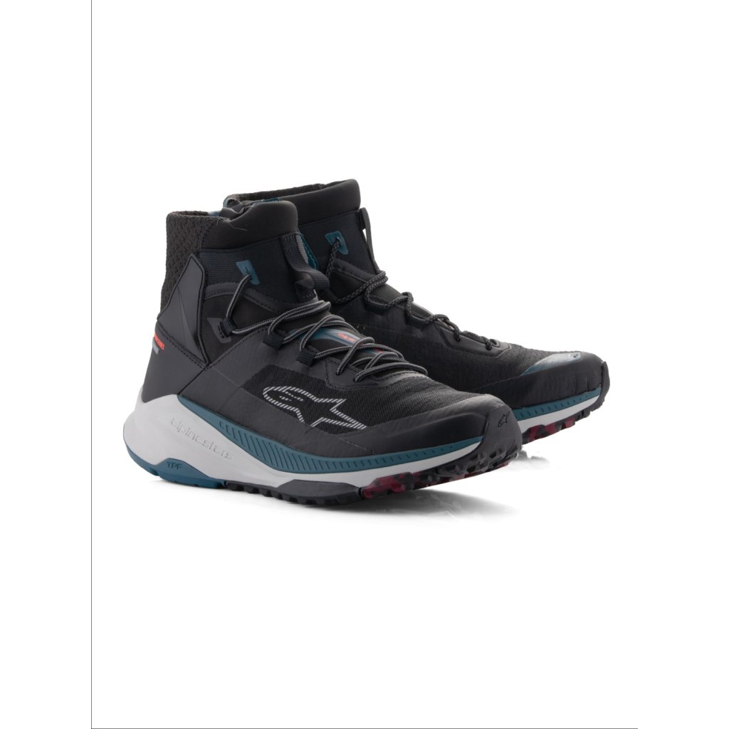 boty SPEEDFORCE XR, ALPINESTARS (černá/modrá/zelená/šedá) 2026 (Velikost 38)