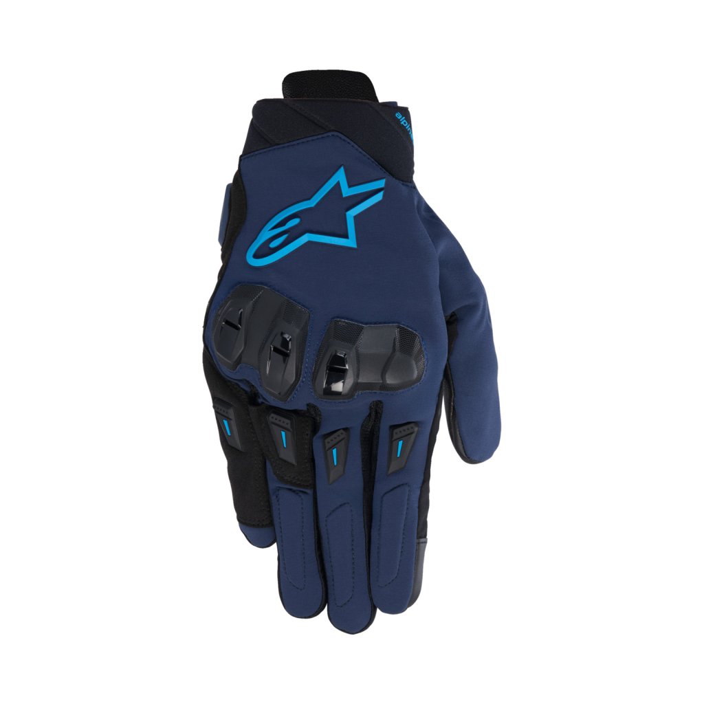 rukavice SP X 3, ALPINESTARS (tmavě modrá/světle modrá) 2026 (Velikost S)
