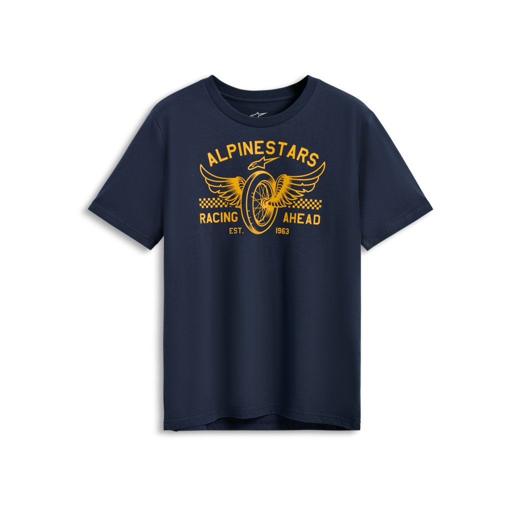 triko HERITAGE PATCH CSF, ALPINESTARS (modrá) (Velikost S)