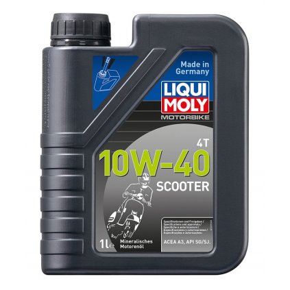 LIQUI MOLY Motorbike 4T 10W40 Scooter, minerální motorový olej 1 l