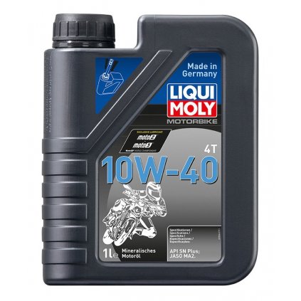 LIQUI MOLY Motorbike 4T 10W40 Basic Street, minerální motorový olej 1 l