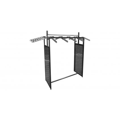 stojan na jeansy a kalhoty prostorový, OXFORD (DLxŠxV = 1250x450x1450 mm)