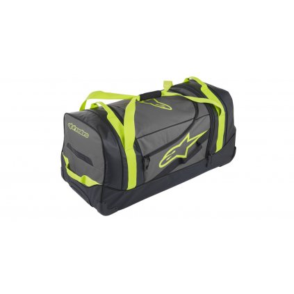 cestovní taška KOMODO, ALPINESTARS (černá/antracitová/žlutá fluo, objem 150 l)