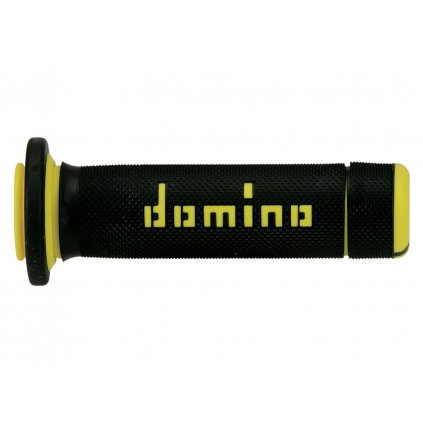 gripy A180 (ATV) délka 118 + 122 mm, DOMINO (černo-žluté)